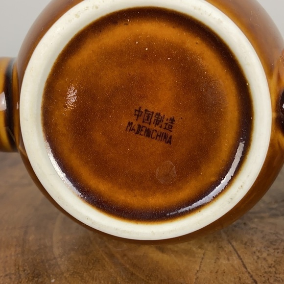 MINI pottery ceramic brown teapot single serving - Picture 9 of 9